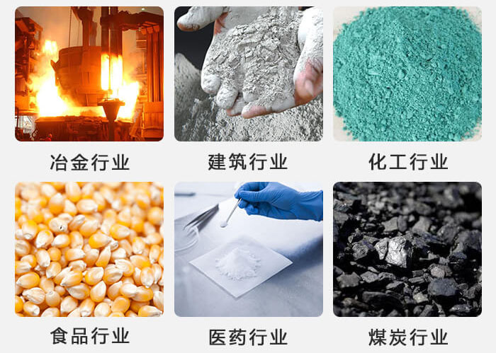 不銹鋼振動篩主要應用于冶金，建筑，化工，食品等行業(yè)中。